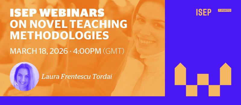 ISEP Webinar: "Integrar STEAM na Formação de Professores" 