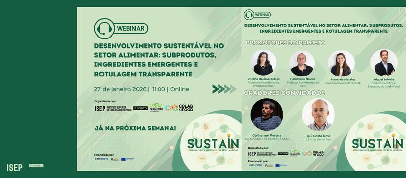 Webinar de kick-off do projeto SUSTAIN
