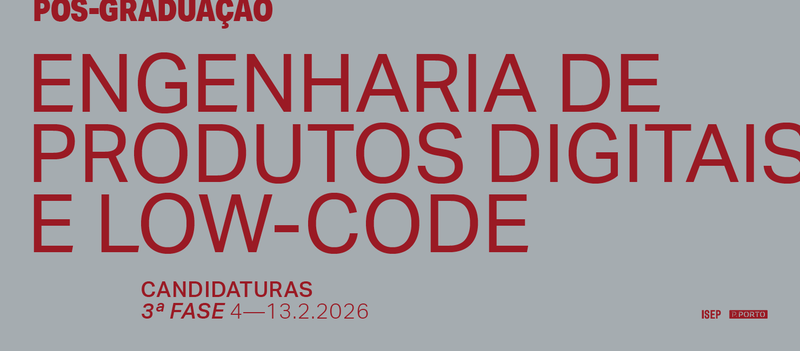 Pós-Graduação Engenharia de Produtos Digitais e Low-Code - 3.ª Fase